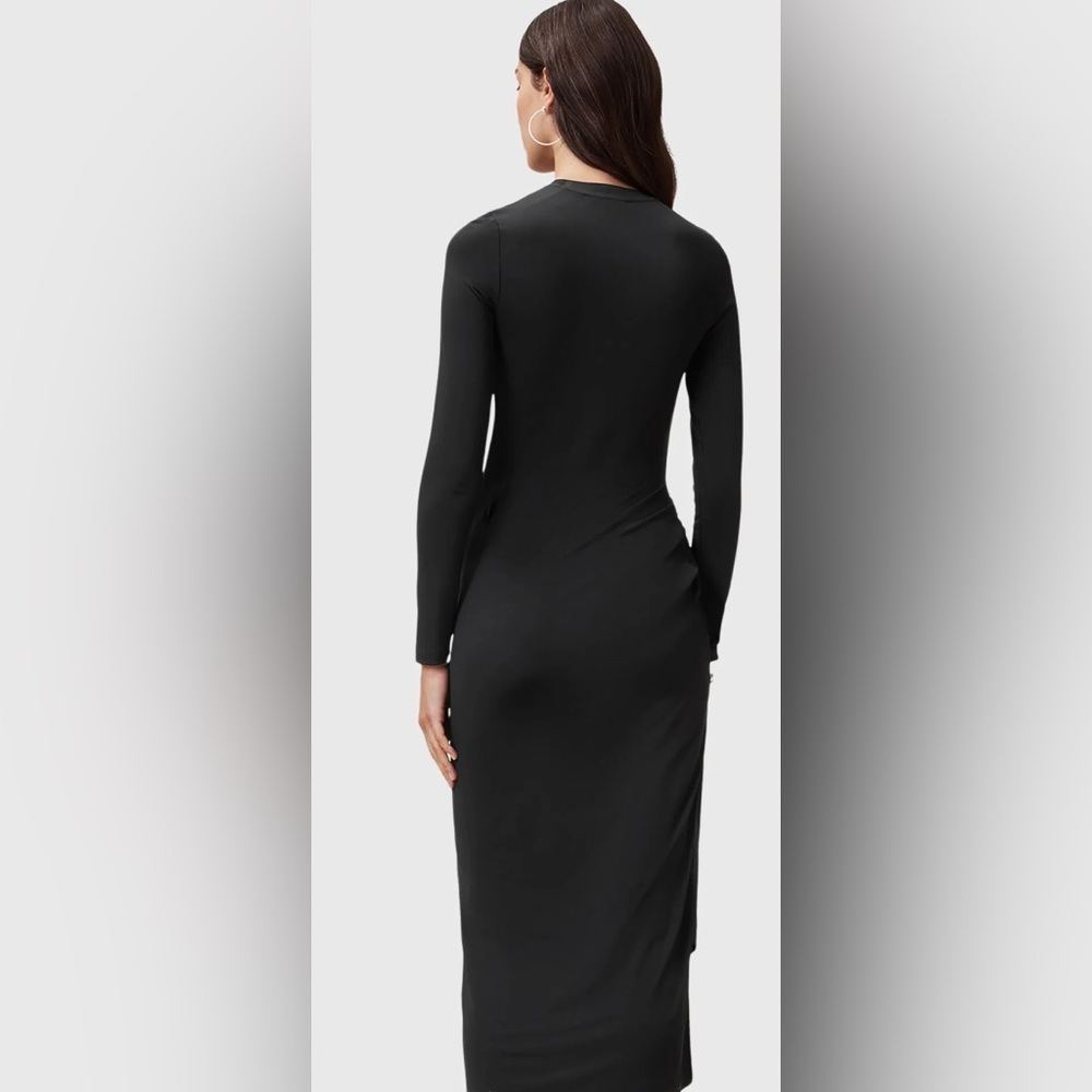 AllSaints RIVI - Day dress - black Size 12 - Picture 2 of 5